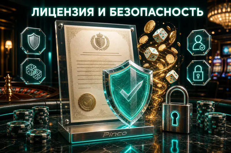 пинко казино — Лицензия и безопасность Pinco